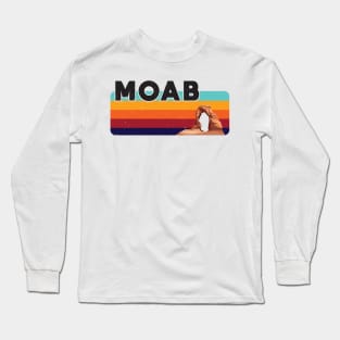 Moab Utah Nature Hiking Mountains Outdoors Vintage Long Sleeve T-Shirt